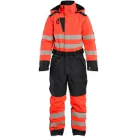 Blakläder Damen High Vis Winter Overall 6726, Farbe:High Vis Rot/Schwarz, Größe:L
