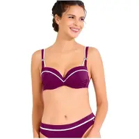 Lisca Gemoldefer Bikini BH Uvita | Grösse: 40C | Farbe: Weinrot