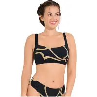 Lisca Gemoldefer Bikini BH Valencia | Grösse: 46D | Farbe: Schwarz