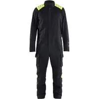 Blakläder Overall Inhärent 6077, Farbe:Schwarz/High Vis Gelb, Größe:C46