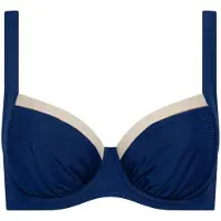 Lisca Unwattierter Bikini BH Sydney | Grösse: 44F | Farbe: Navy-Blau