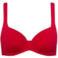 Lisca Unwattierter Bikini BH Portofino | Grösse: 44B | Farbe: Karmesinrot
