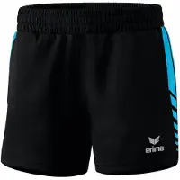 Erima Six Wings Worker Shorts Schwarz/Curaçao - 36