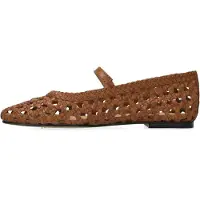 Fred de la bretoniere Damen Gilty Eileen Ballerina Leder Tan-Schuhgröße 39