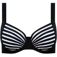 Lisca Unwattierter Bikini BH Bondi Beach | Grösse: 40B | Farbe: Schwarz/Weiß