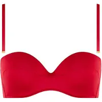 Lisca Gemoldefer Bikini BH Portofino | Grösse: 42B | Farbe: Rot