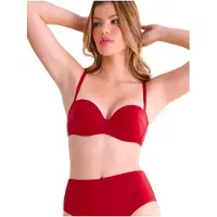 Lisca Gemoldefer Bikini BH Portofino | Grösse: 38D | Farbe: Rot