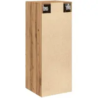 vidaXL Wandschrank Artisan-Eiche 34,5x34x90 cm Holzwerkstoff
