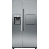 Siemens iQ500 KA93GAIEP, Freistehend, Amerikanische Tür, Edelstahl, Glas, 560 l, SN-T