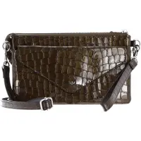 Golden Head Leder Handgelenktasche Umhängetasche Cayenne RFID Protect Mini-Tasche 8216 Toffee braun