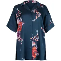 Lisca Pyjama-Shirt Amaryllis | Grösse: 38 | Farbe: Navy-Blau
