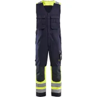 Blakläder Kombihose Inhärent 2887, Farbe:Marineblau/ High Vis Gelb, Größe:C56