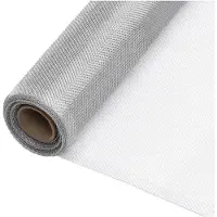 vidaXL Fliegengitter Aluminium 80x2000 cm Silbern