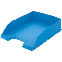 Esselte Leitz Briefkorb Plus Standard hellblau, C4, großes Fassungsvermögen, Maße: 255 x 70 x 357 mm