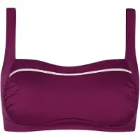 Lisca Unwattierter Bikini BH Uvita | Grösse: 46E | Farbe: Weinrot