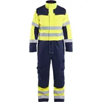 Blakläder Multinorm Overall 6379, Farbe:High Vis Gelb/Marineblau, Größe:C48