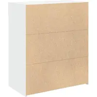 vidaXL Sideboard Weiß 80x42,5x93 cm Holzwerkstoff