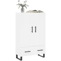 vidaXL Highboard Weiß 69,5x31x115 cm Holzwerkstoff