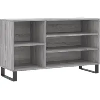 Helloshop26 - Schuhschrank Schuhaufbewahrung Möbel für Eingangsbereich/Flur/Wohnzimmer Sonoma Design 102 x 36 x 60 cm Holzwerkstoff 02_0022050