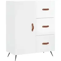 Helloshop26 - Buffet Sideboard Kommode Schrank Aufbewahrungseinheit Organizer für Küche und Wohnzimmer Hochglanzlackierung 69,5 x 02_0030708