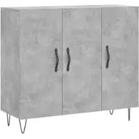 Helloshop26 - Buffet Sideboard Kommode Kleiderschrank Aufbewahrungsmöbel Organizer für Küche Wohnzimmer Lounge 90 x 34 x 80 cm 02_0032122