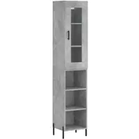 Helloshop26 - Buffet Sideboard Kommode Schrank Aufbewahrungseinheit Organizer Küche Wohnzimmer Lounge hoch 34,5 x 34 x 180 cm 02_0034417