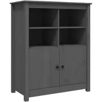 Helloshop26 - Buffet Sideboard Kommode Kleiderschrank Aufbewahrungsmöbel Organizer für Küche Wohnzimmer Lounge 83 x 41,5 x 100 cm 02_0031806