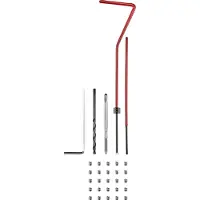 Toolcraft TO-5017512 Gevindreperationssats 30 dele M2.5