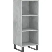 Helloshop26 - Buffet Sideboard Kommode Schrank Aufbewahrungseinheit Organizer für Küche Wohnzimmer Lounge 34,5 x 32,5 x 90 cm 02_0031869