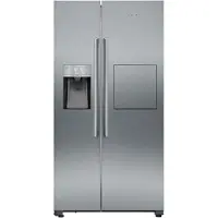 Siemens iQ500 KA93GAIDP, Freistehend, Amerikanische Tür, Grau, Berührung, LED, An Tür