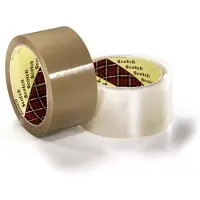 Scotch Tape 3M 309 PP28 acrylic brun 50mmx66m støjsvag - (66 meter pr. rulle x 36 ruller)