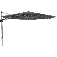 Doppler Knirps, Sonnenschirm / Ampelschirm "Hyperion 340", dark grey, Ø 340 cm