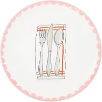 Blond Amsterdam Teller Besteck in Bunt - 26cm | Gr.: onesize