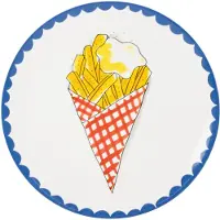 Blond Amsterdam Teller Pommes Frites in Bunt - 26cm | Gr.: onesize