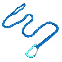 Wella 2er-Pack Kajak-Paddel-Leine, Paddle-Board-Leine, Angel-Lanyard-Tool mit Karabiner, Kajak-Zubehör, Blau