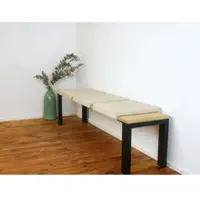 Lycce Klemmkissen Sitzkissen mit 2 Leisten 37cm Klemmtiefe, Kunstleder