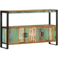 Helloshop26 - Buffet Sideboard Kommode Kleiderschrank Aufbewahrungsmöbel Organizer für Küche Wohnzimmer Lounge 120 x 30 x 75 cm 02_0029539