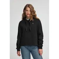Polo Club Sweatshirt schwarz mit Kapuze und Rigby Go-Logo