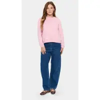 Saint tropez Sweatshirt Casual Fit Pink Nectar Ice Harts pink white
