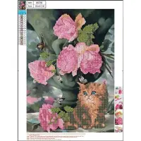 Centrum Edukacji Dzieciecej Diamantmosaik 5D 30x40cm Katze 89755