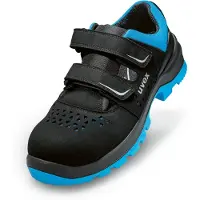 Uvex 2 xenova Sicherheitsschuh S1P Sandale gelocht schwarz/blau 50 - 9553250 - schwarz/blau