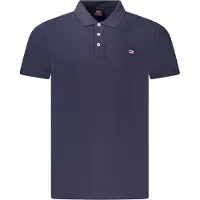 NORWAY 1963 Herren Polohemd aus Baumwolle in Blau