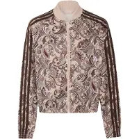 Adidas Sst Loose Cropped Paisley Reißverschlusspullover