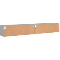 vidaXL TV-Wandschränke 2 Stk. Betongrau 100x30x30 cm Holzwerkstoff