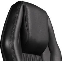 FineBuy Bürostuhl Caramel MONTEREY Echt-Leder Schreibtischstuhl XXL Polsterung Chefsessel hohe Rückenlehne mit Kopfstütze Drehstuhl Drehsessel