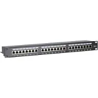 Dsit Patchpanel 19" CAT6 FTP - 24 ports