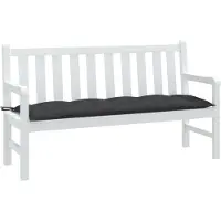 vidaXL Gartenbank-Auflage Melange Anthrazit 150x50x7 cm Stoff