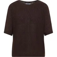 Cecil Dolman Pullover mit U-Boot-Ausschnitt in Brown Cacao | Gr.: L