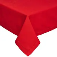 Homescapes TISCHDECKE rot 178/300 cm, 100% Baumwolle