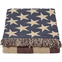 Homescapes ÜBERWURF 125/150 cm mit US-Flagge im Vintage-Look
